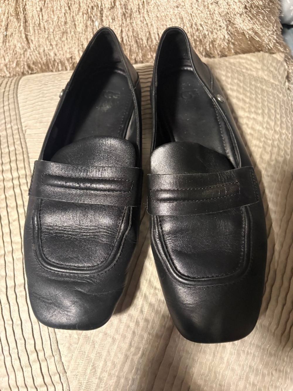 UGG Leather Loafers Size 8